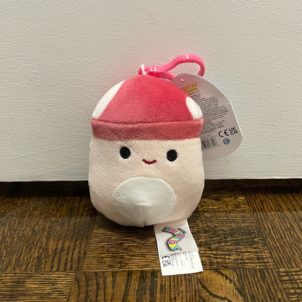 Malcolm the Mushroom 3.5” Clip Squishmallow